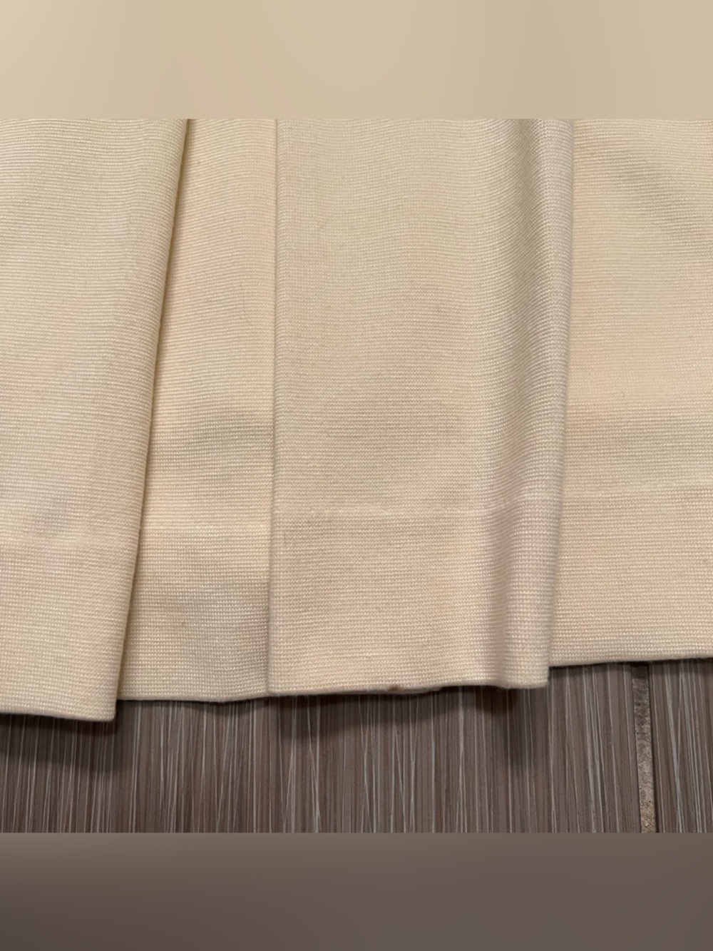 Milly Cream Ivory Dress with Gold belt XS Classic long sleeve - Picture 11 of 12